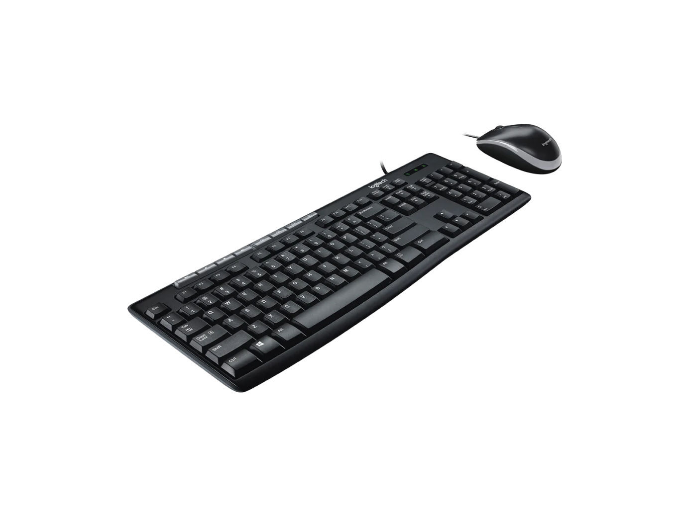 Logitech MK 200 Media Corded Keyboard and Mouse Combo