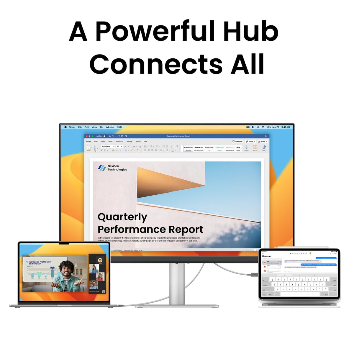 BenQ MA320U｜4K UHD Monitor with 97% P3 Color Gamut & Mac Color Tuning Technology