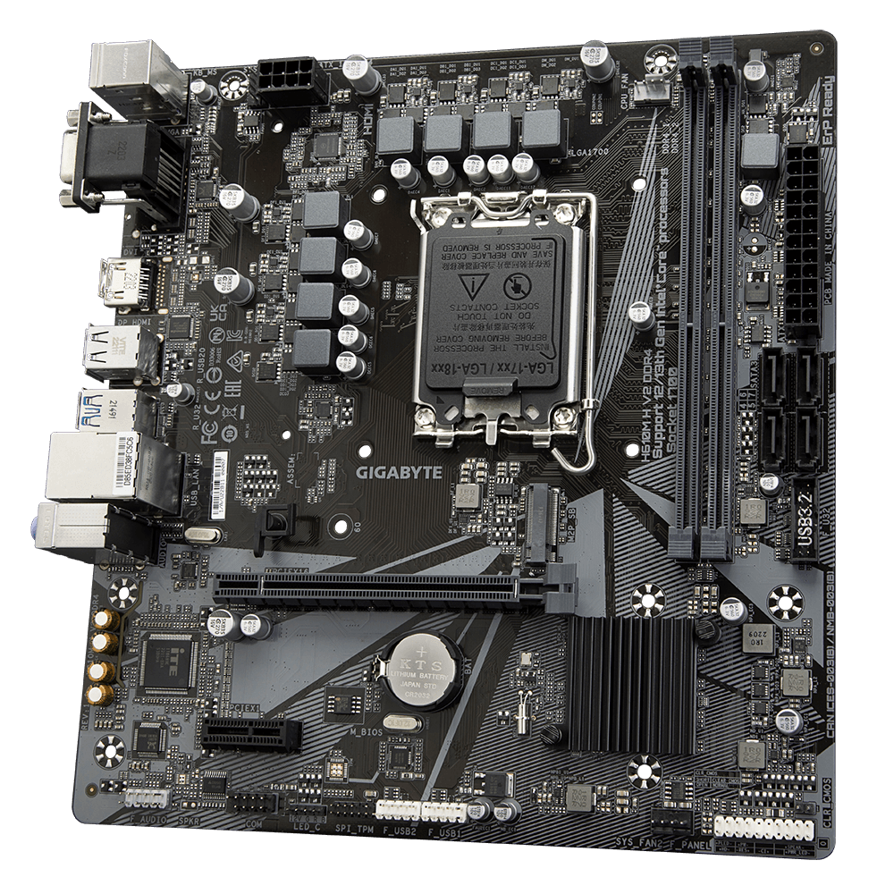 Gigabyte H610M H V2 DDR4 Motherboard