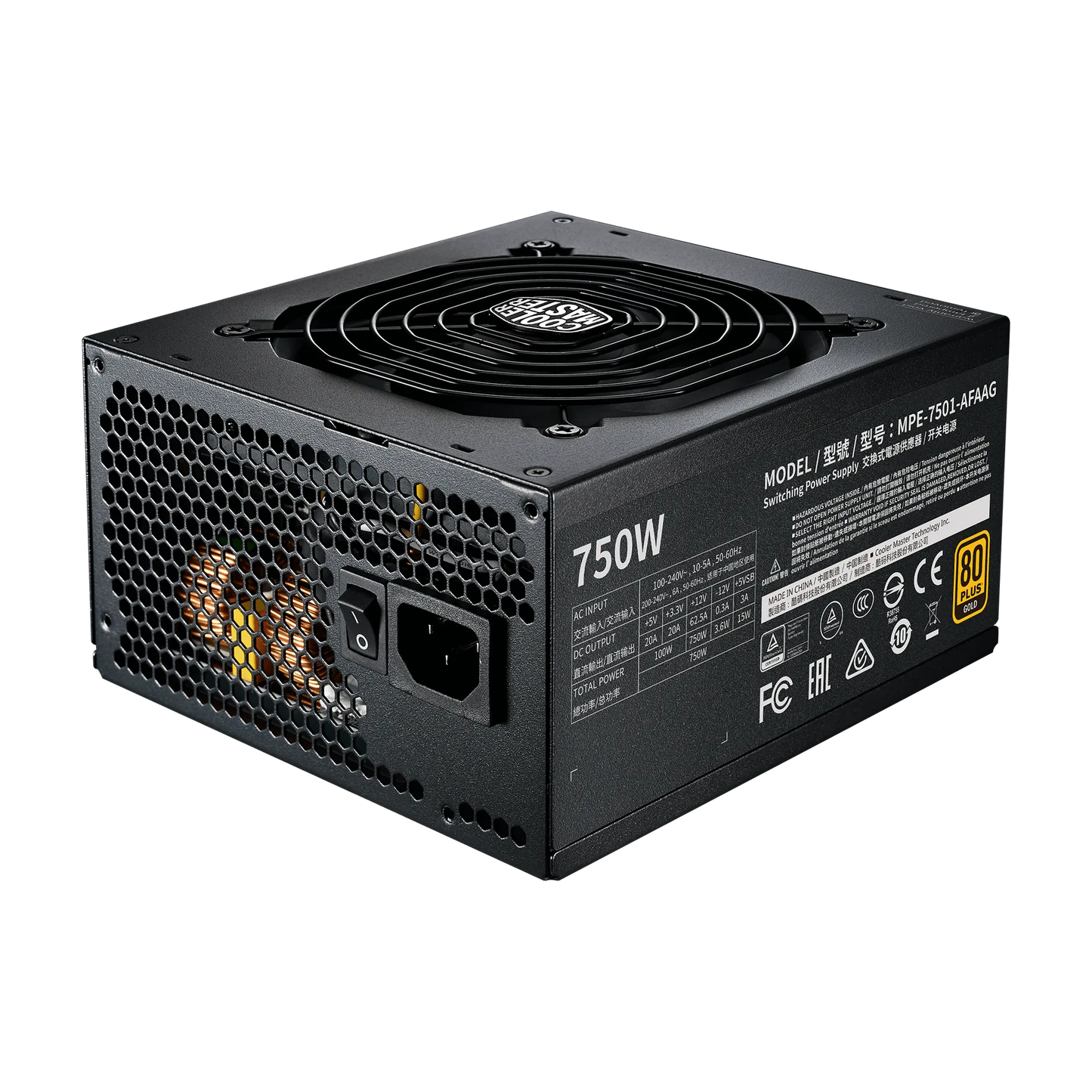 Cooler Master MWE Gold 750 – V2 Full Modular Power Supply