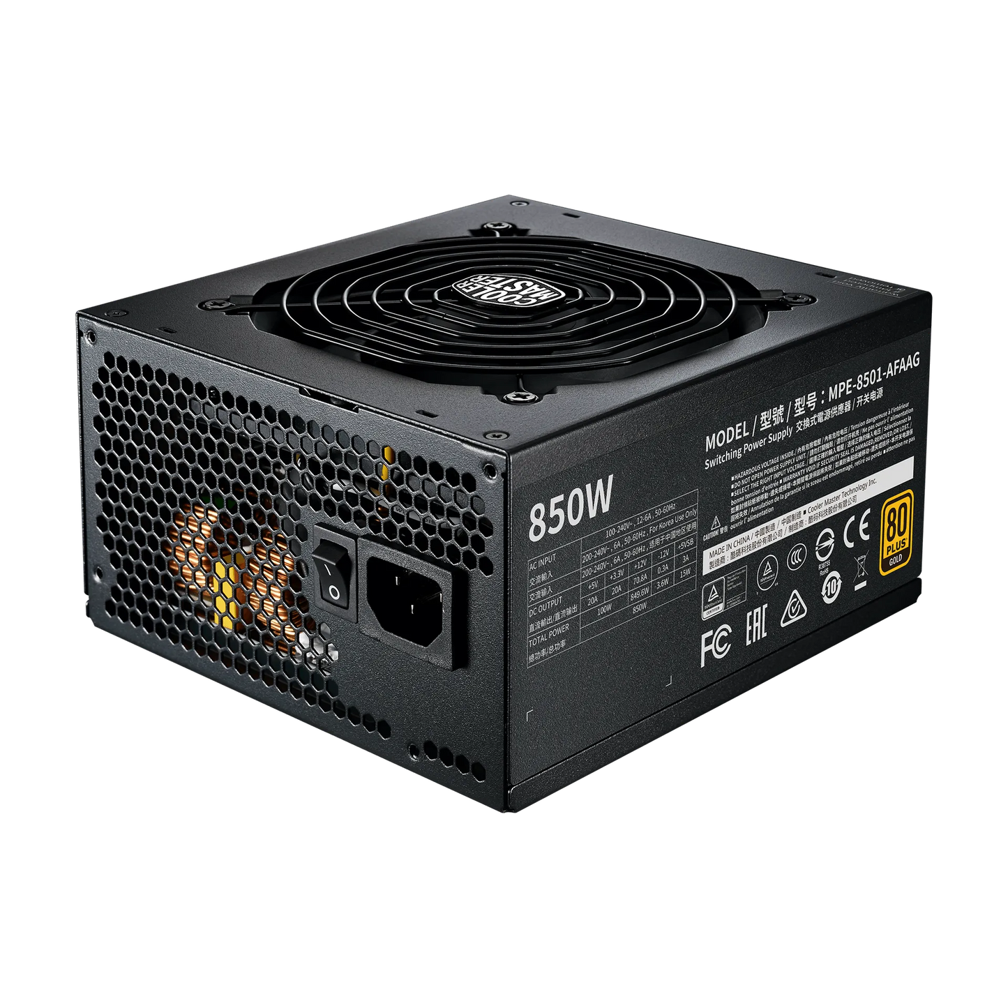 CoolerMaster MWE Gold 850 V2 Full Modular Power Supply