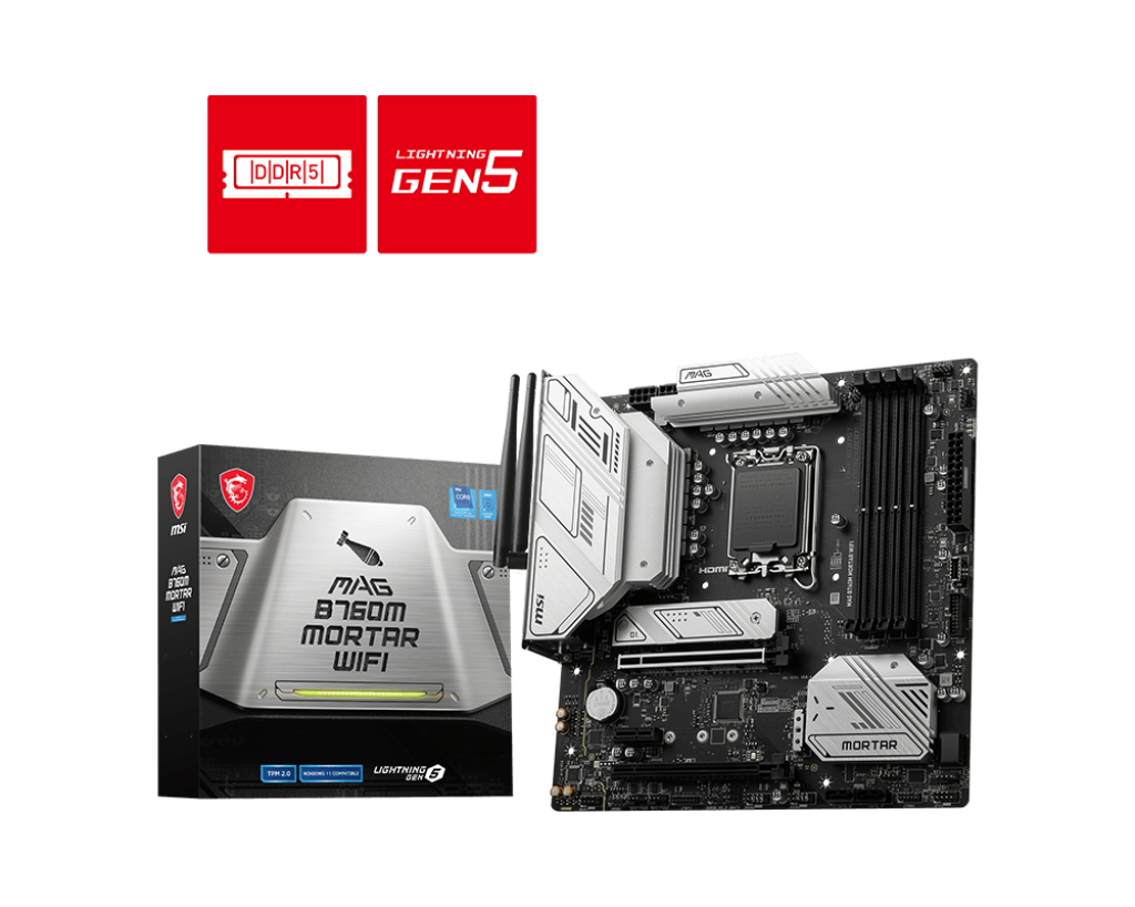 MSI MAG B760M Mortar (Wi-fi) Motherboard