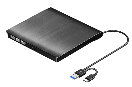 POP-UP Mobile External DVD-RW Drive — USB 3.0 | Plug & Play | Windows / Mac / Linux