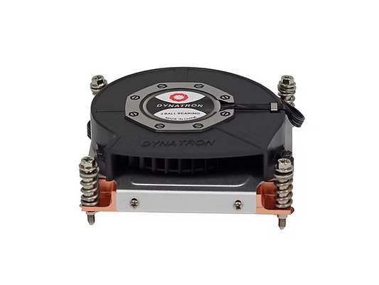 Dynatron Q3 1U Server Active CPU Cooler — Intel LGA1851 / LGA1700 | 80mm PWM Fan | 125W TDP