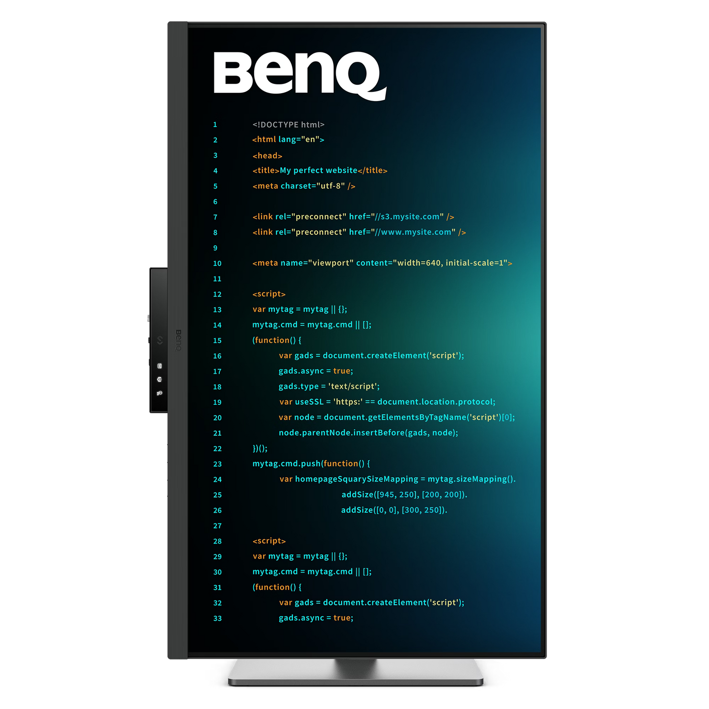 BenQ RD320U｜32” 4K BenQ Programming Monitor with MoonHalo Backlight