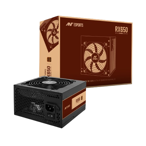 Ant Esports RX650 Power Supply | 650 W 80+ Bronze Certified