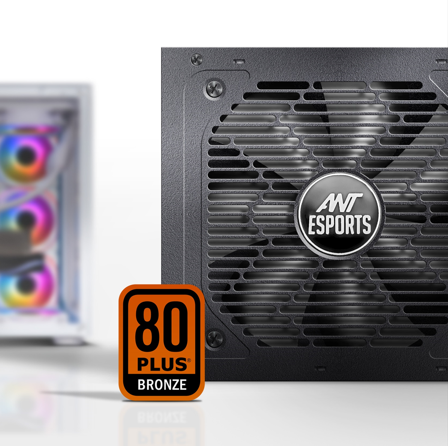 Ant Esports RX650 Power Supply | 650 W 80+ Bronze Certified