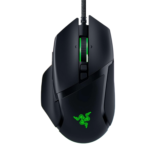 Razer Basilisk V3 Wired Ergonomic Gaming Mouse (RZ01-04000100-R3M1) — Focus+ 26K DPI | 11 Programmable Buttons | HyperScroll Tilt Wheel | Optical Switches Gen-2 | 11-Zone Chroma RGB | Speedflex Cable | 2-Year Warranty