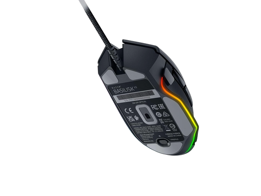 Razer Basilisk V3 Wired Ergonomic Gaming Mouse (RZ01-04000100-R3M1) — Focus+ 26K DPI | 11 Programmable Buttons | HyperScroll Tilt Wheel | Optical Switches Gen-2 | 11-Zone Chroma RGB | Speedflex Cable | 2-Year Warranty