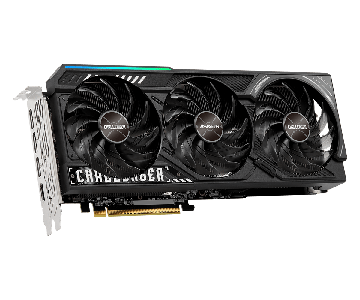 ASRock Radeon RX 9070 XT Challenger 16GB Graphics Card — AMD RDNA 4 | PCIe 5.0 | 2970 MHz Boost | 256-bit