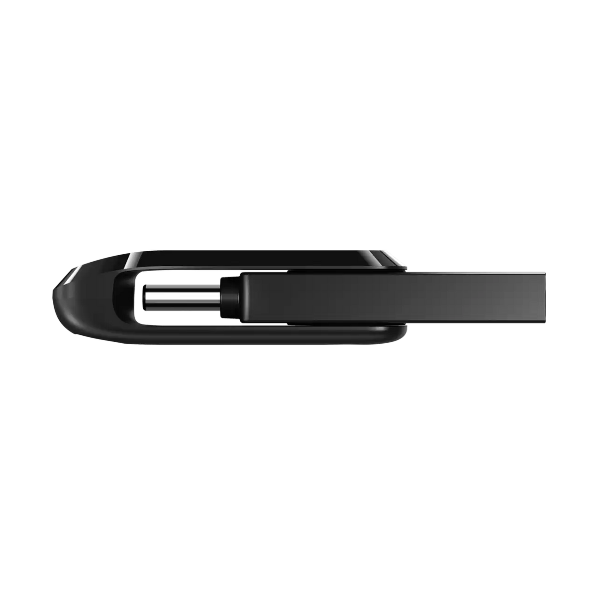 SanDisk Ultra Dual Drive Go USB 3.1 Type-C Flash Drive — USB-C + USB-A Dual Swivel | Up to 150MB/s | Keyring Loop | 5-Year Warranty (SDDDC3, Black) — 32GB / 64GB / 128GB / 256GB