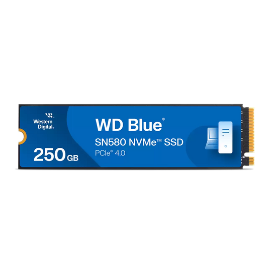 WD Blue SN580 NVMe™ SSD (250GB/500GB/1TB/2TB)