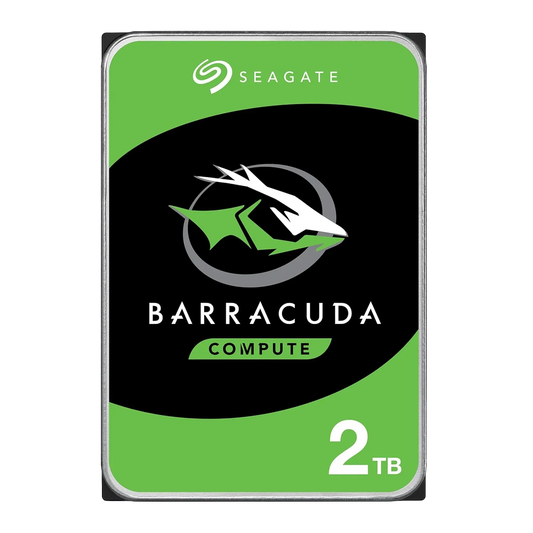 Seagate BarraCuda 2TB 3.5" Internal Desktop Hard Drive — ST2000DM005 | SATA 6Gb/s | 5400 RPM | 256MB Cache