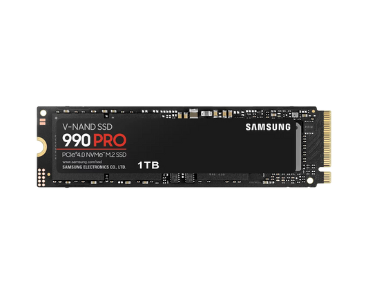 Samsung 990 Pro NVMe M.2 2280 SSD (1TB–4TB)