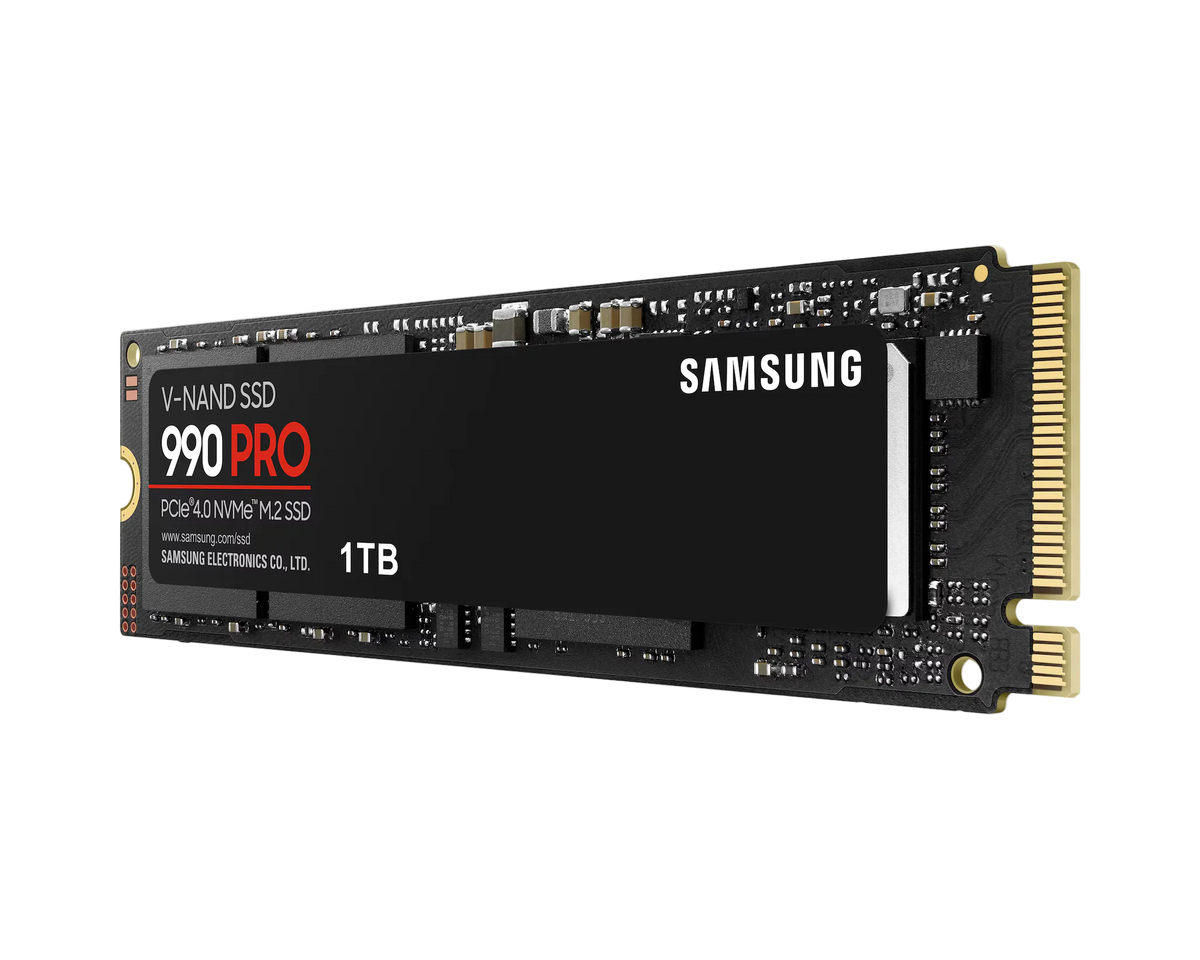 Samsung 990 Pro NVMe M.2 2280 SSD (1TB–4TB)