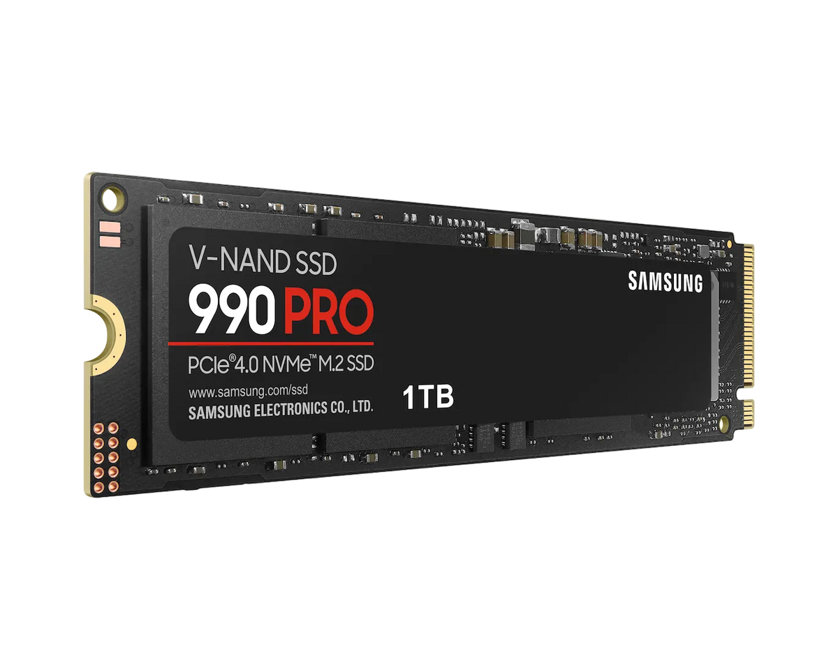 Samsung 990 Pro NVMe M.2 2280 SSD (1TB–4TB)