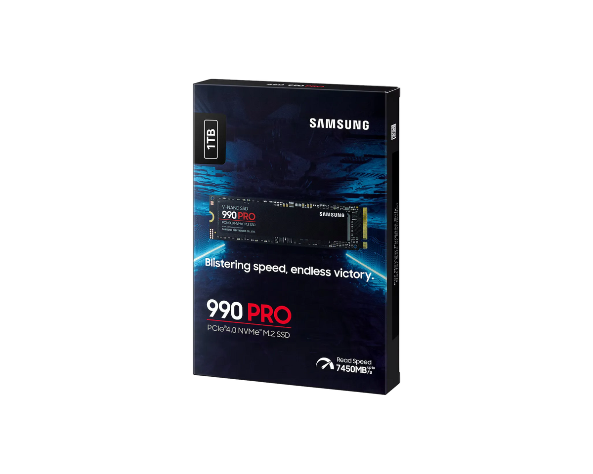 Samsung 990 Pro NVMe M.2 2280 SSD (1TB–4TB)