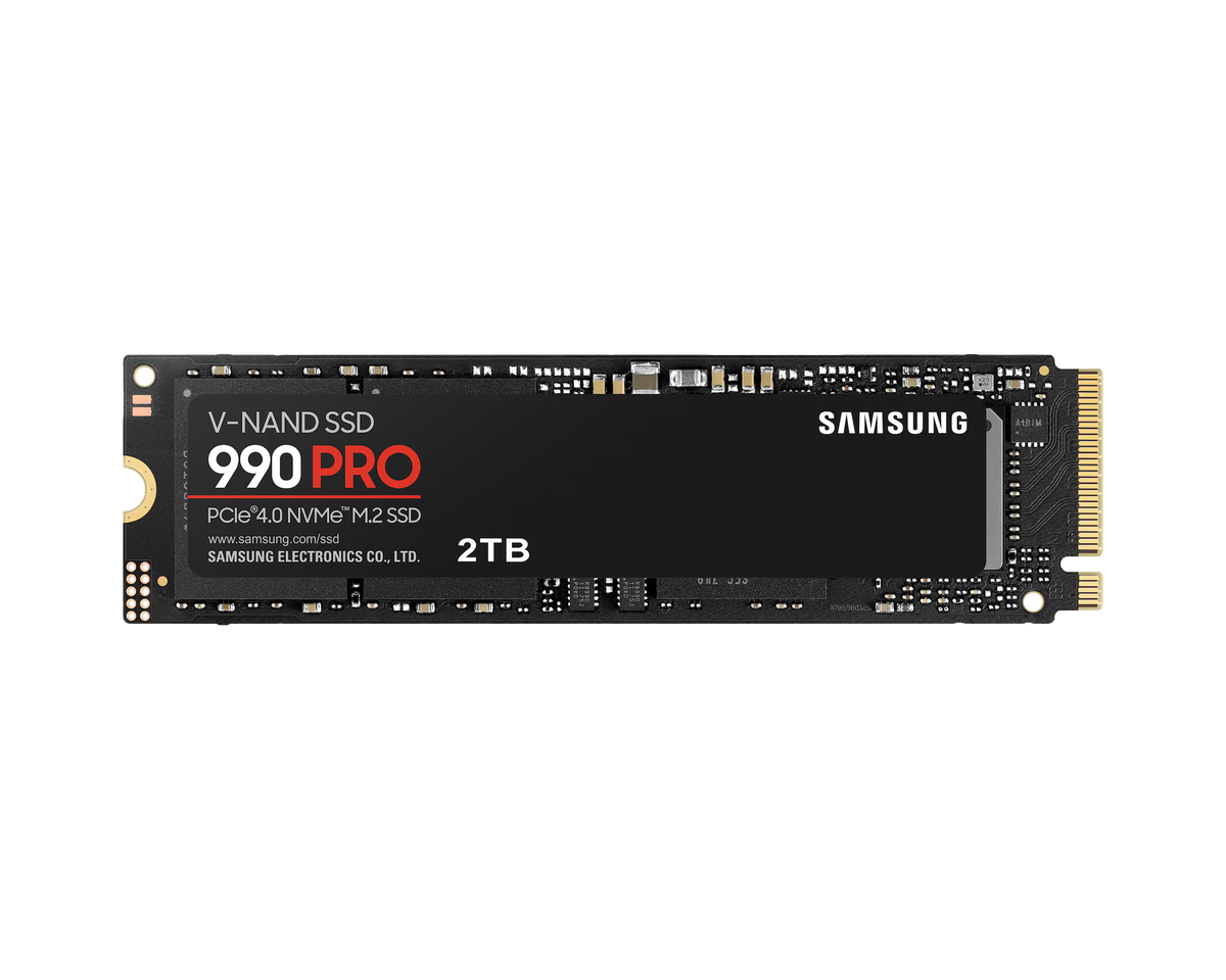 Samsung 990 Pro NVMe M.2 2280 SSD (1TB–4TB)