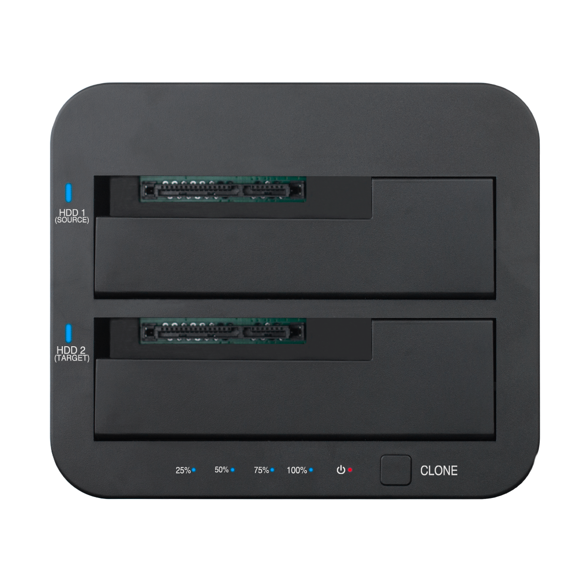 TAG Dual Drive Docking Station — USB 3.0 | 5Gbps | 2.5"/3.5" SATA I/II/III HDD + SSD | Offline Clone (PC-Free) | Auto Sleep | Plug & Play | 12V Powered | Black
