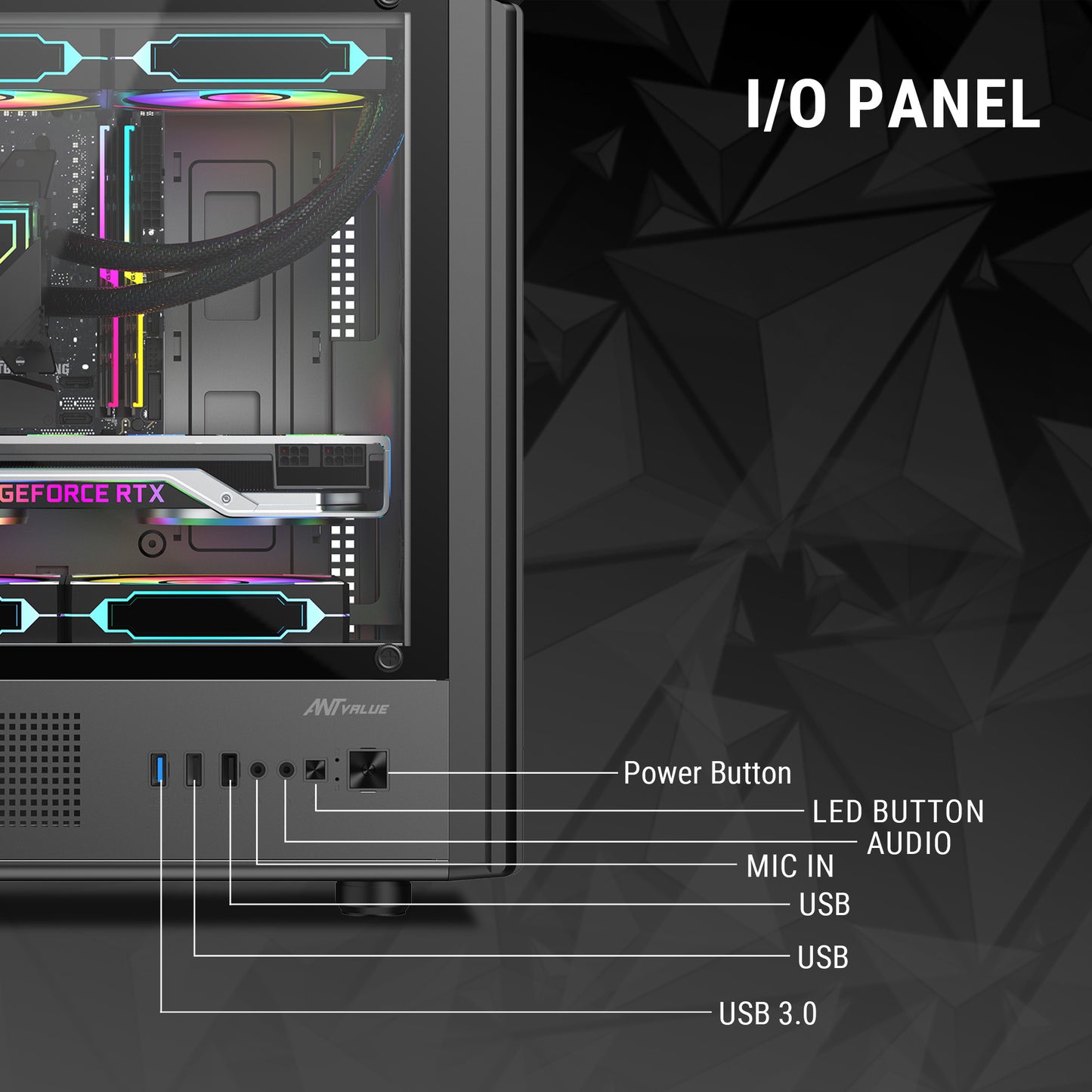Ant Esports VM45 Mid-Tower Case