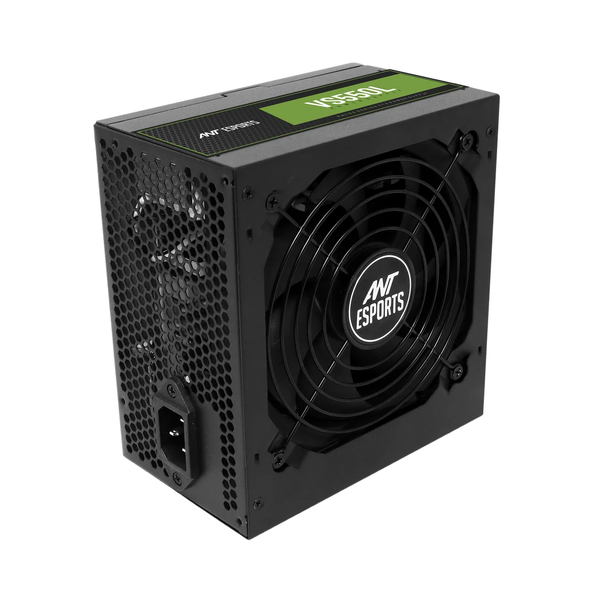 Ant Esports VS550L 550W Non-Modular Power Supply Unit — 550W | Non-Modular | 24-Pin ATX | 8-Pin EPS CPU | 1× PCIe | 4× SATA | 2× Molex | 2-Year Warranty