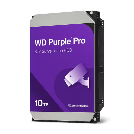 WD Purple Pro Surveillance Internal Hard Drive (8TB–26TB)