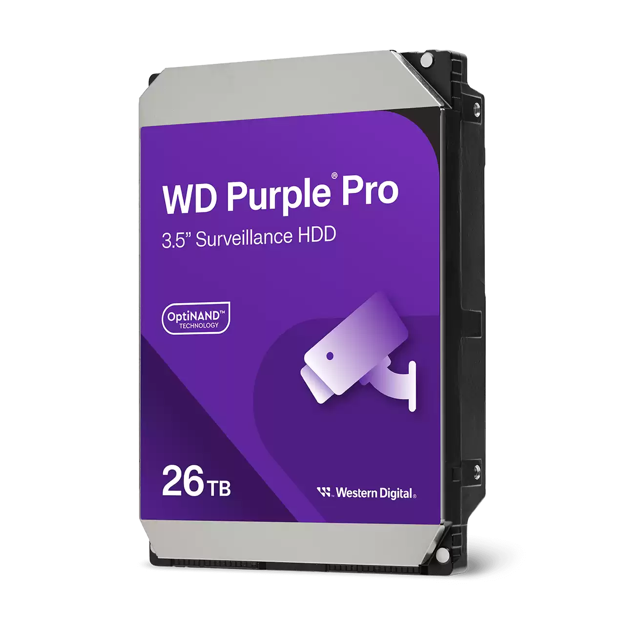 WD Purple Pro Surveillance Internal Hard Drive (8TB–26TB)