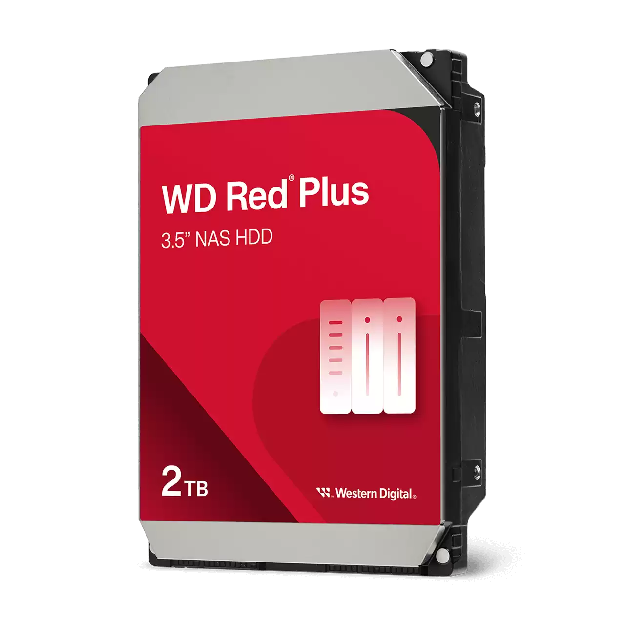 WD Red Plus Internal NAS HDD 3.5" (2Tb, 4Tb, 6Tb, 8Tb, 10Tb and 12Tb)