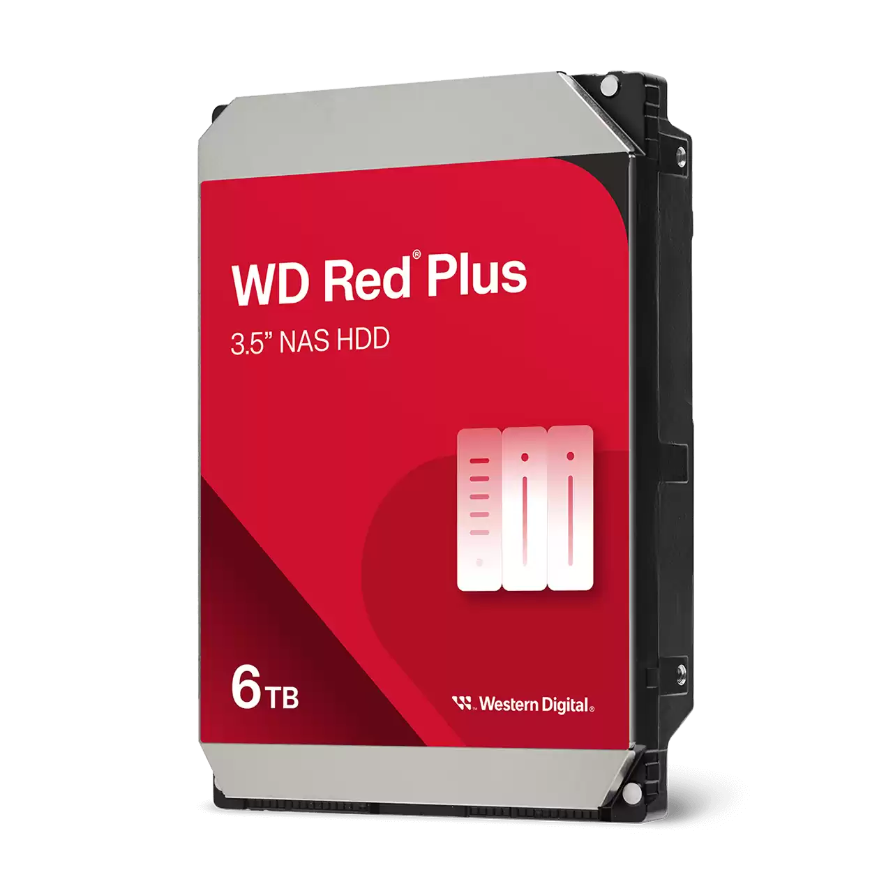 WD Red Plus Internal NAS Hard Drive (2TB–12TB)