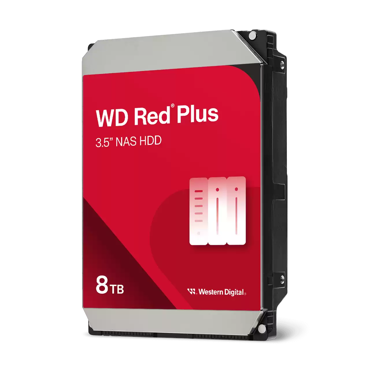 WD Red Plus Internal NAS Hard Drive (2TB–12TB)
