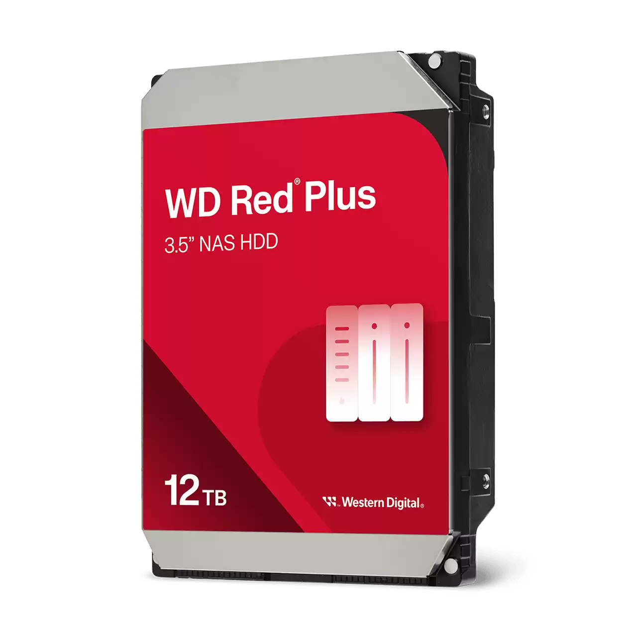 WD Red Plus Internal NAS Hard Drive (2TB–12TB)