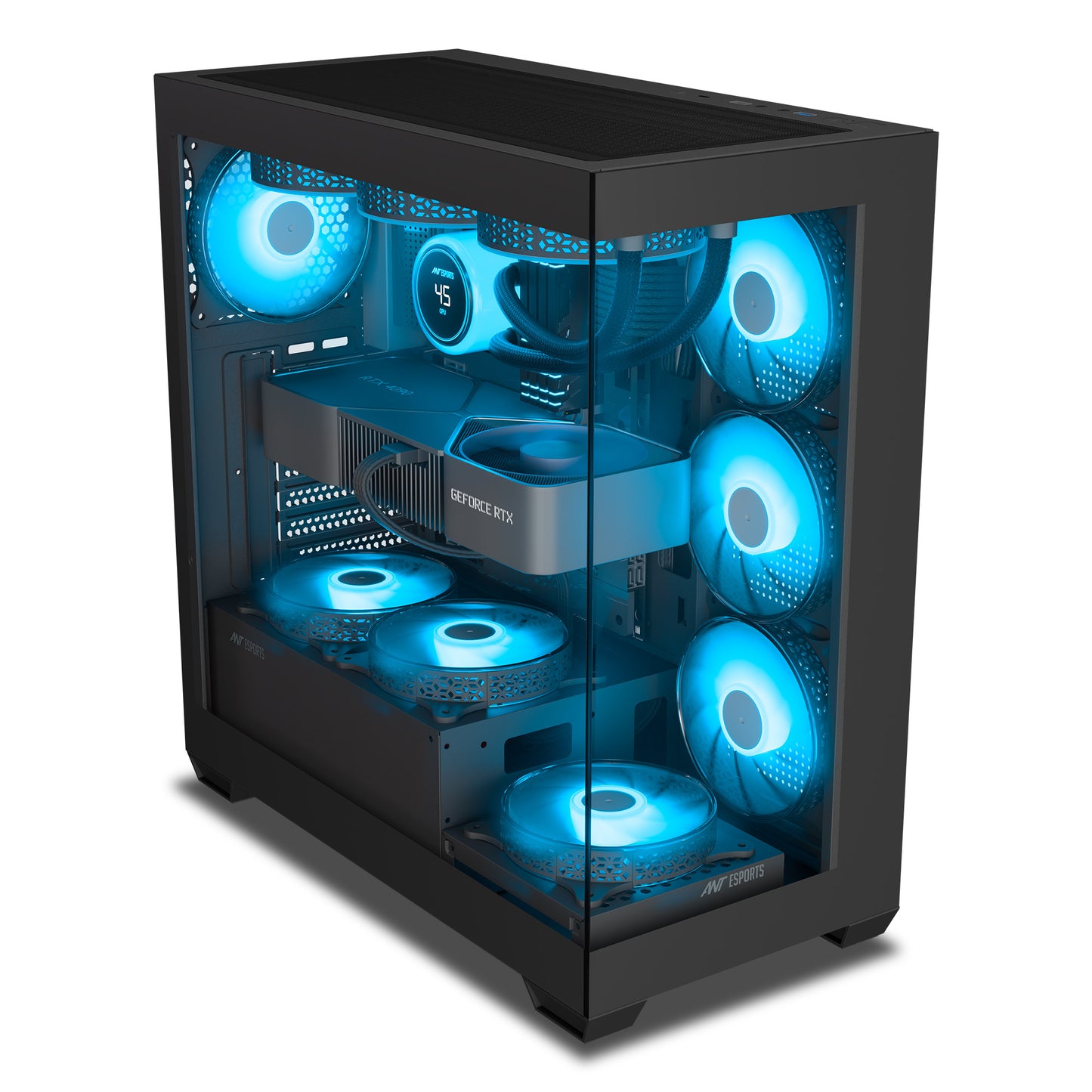 Ant Esports Crystal X7 Mid-Tower ATX / Micro-ATX / Mini-ITX Case