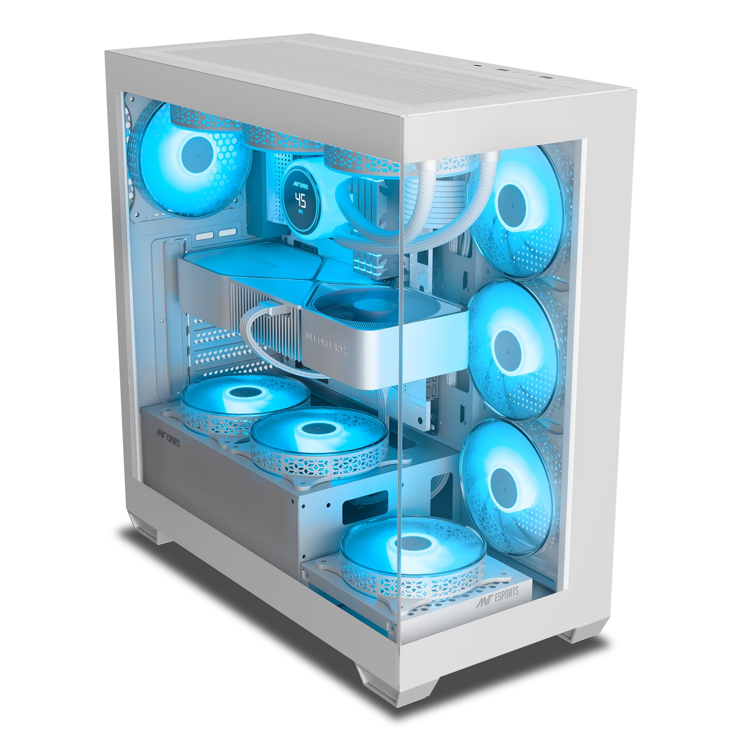 Ant Esports Crystal X7 Mid-Tower ATX / Micro-ATX / Mini-ITX Case