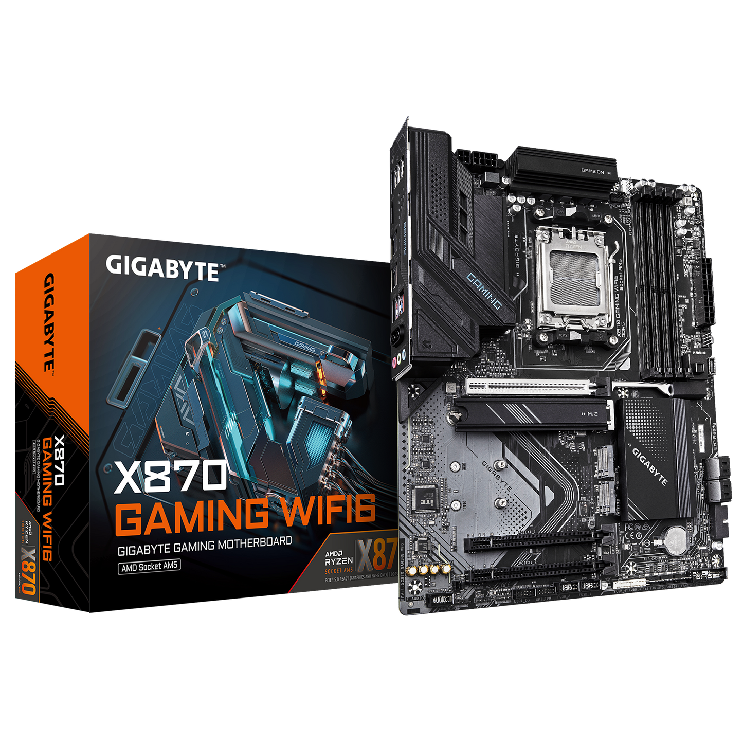Gigabyte X870 Gaming WiFi 6 Motherboard with AMD AM5 socket