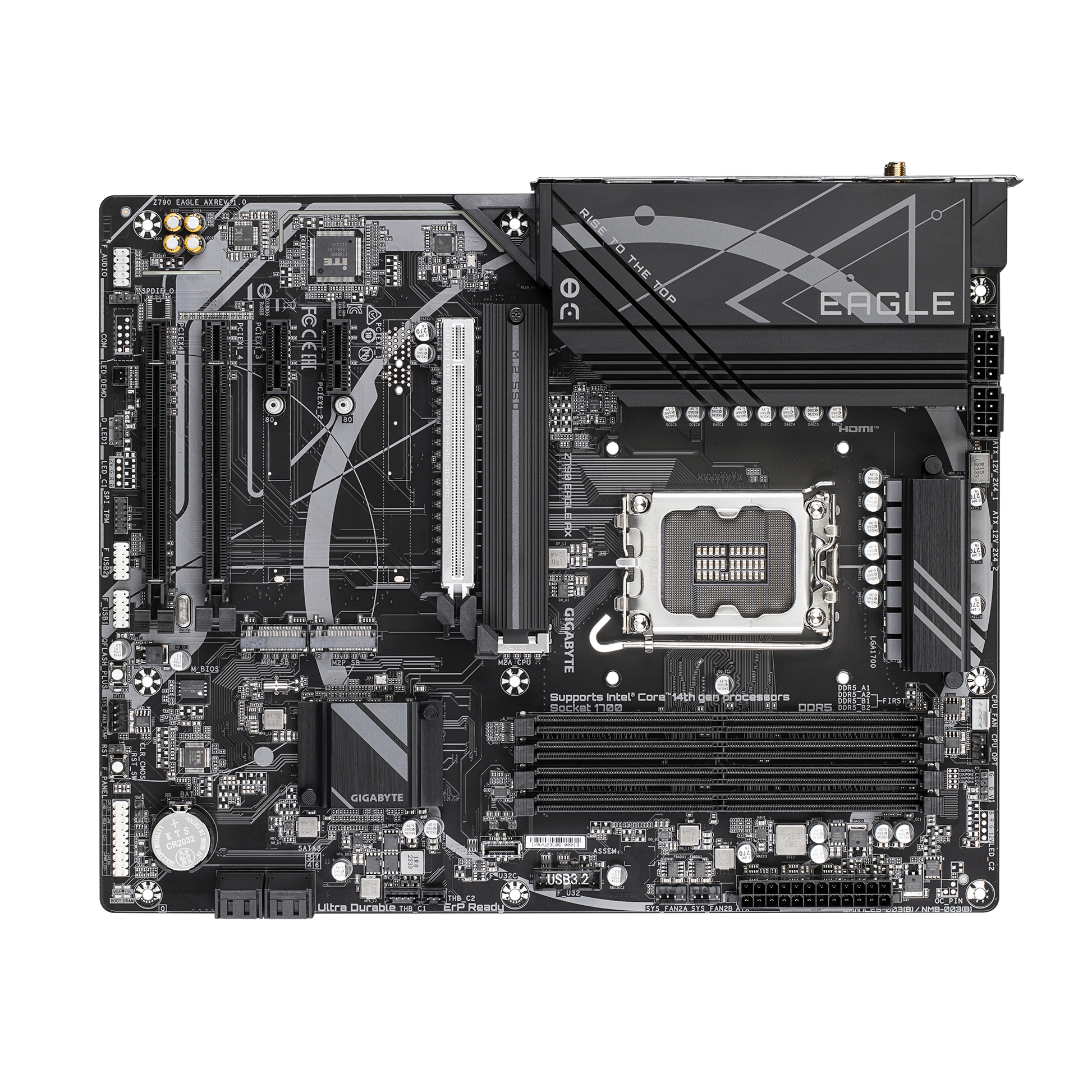 Gigabyte Z790 EAGLE AX Intel Z790 ATX Motherboard — LGA1700 | DDR5 | PCIe 5.0 | Wi-Fi 6E | 2.5GbE