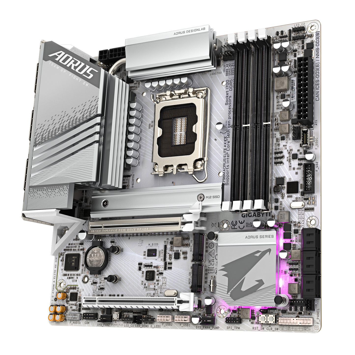 Gigabyte Z790M Aorus Elite AX Ice Motherboard