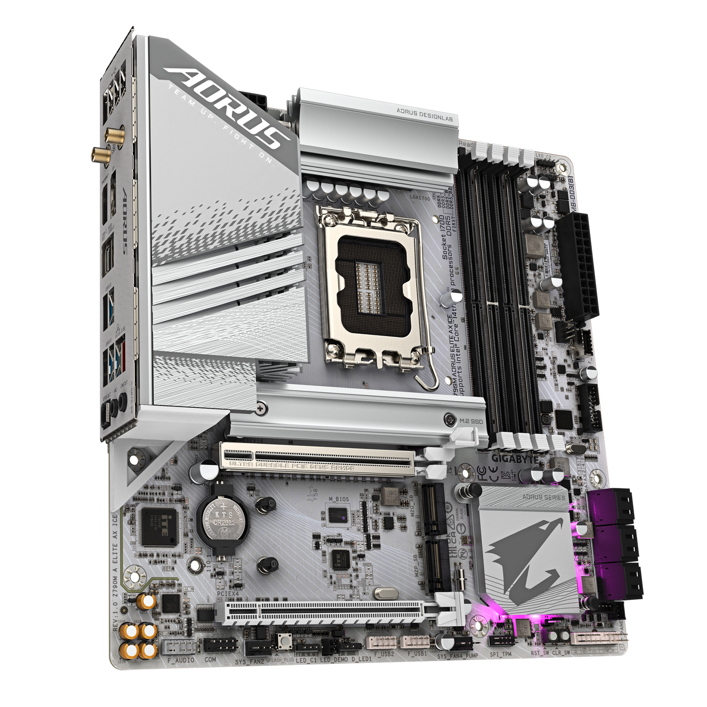 Gigabyte Z790M Aorus Elite AX Ice Motherboard