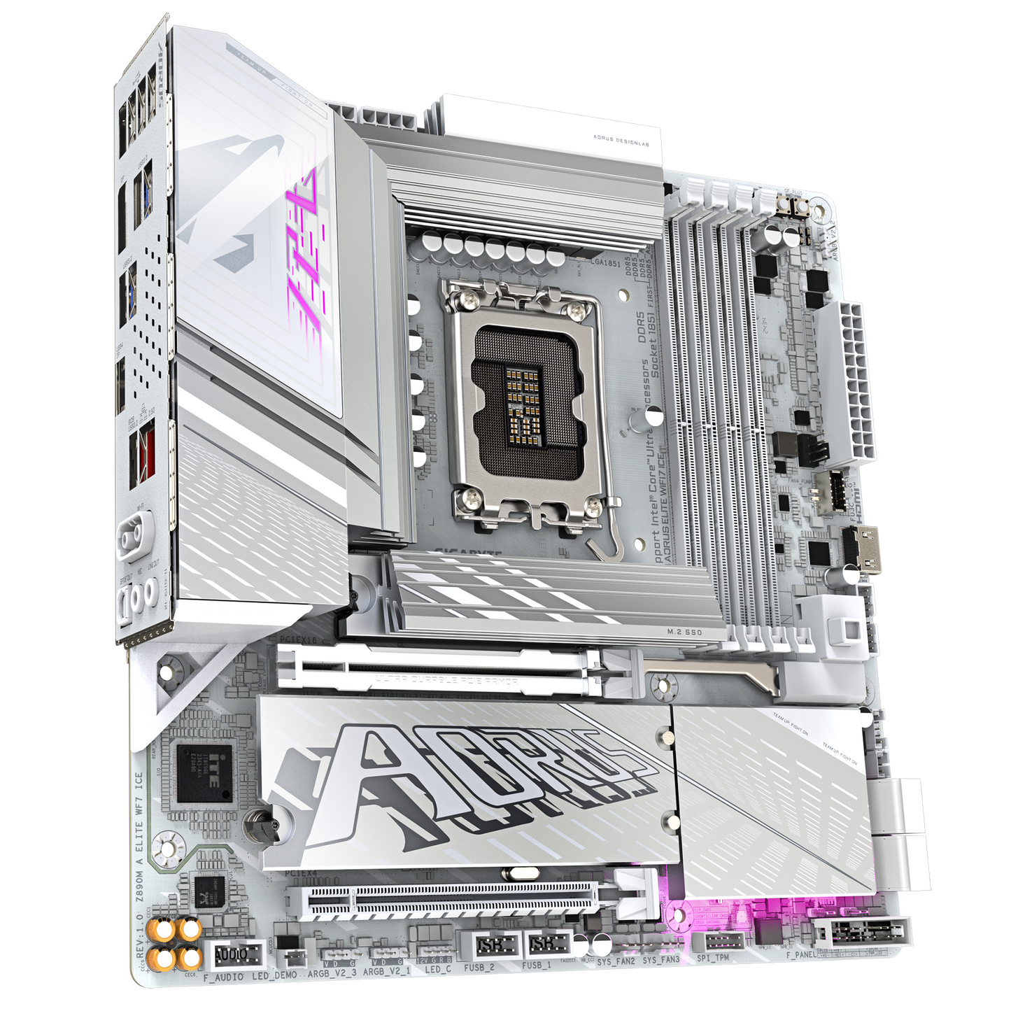 Gigabyte Z890M Aorus Elite WiFi 7 Ice Motherboard