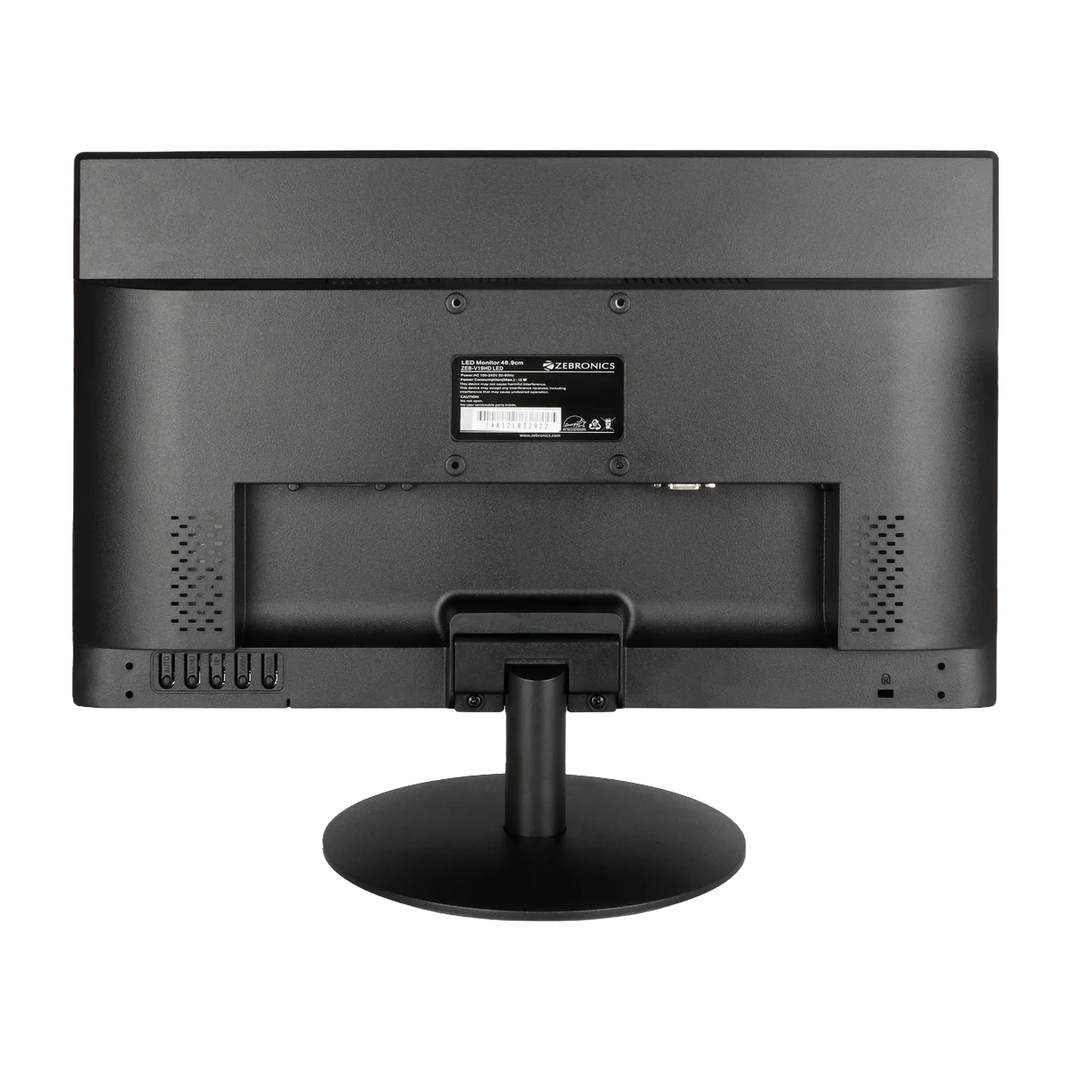 Zebronics Zeb-V19HD LED 19" HD+ Monitor — 1400×900 | VGA | Glossy Panel | Wall Mountable | Built-in PSU