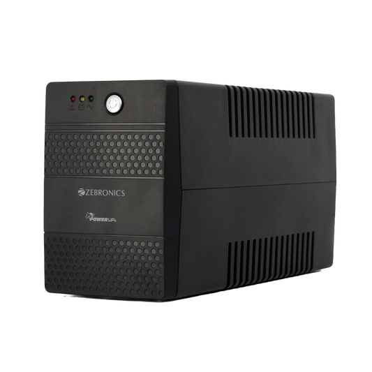 Zebronics Zeb-U735 600VA Line Interactive UPS — 360W | AVR | Simulated Sine Wave | Generator Compatible