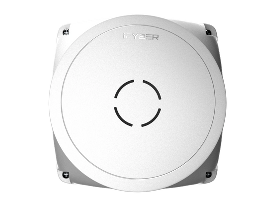 FYBER Premium CCTV Junction Box — 4×4 / 5×5 | Thermoplastic | Off-White | IFY-JC44 / IFY-JC55