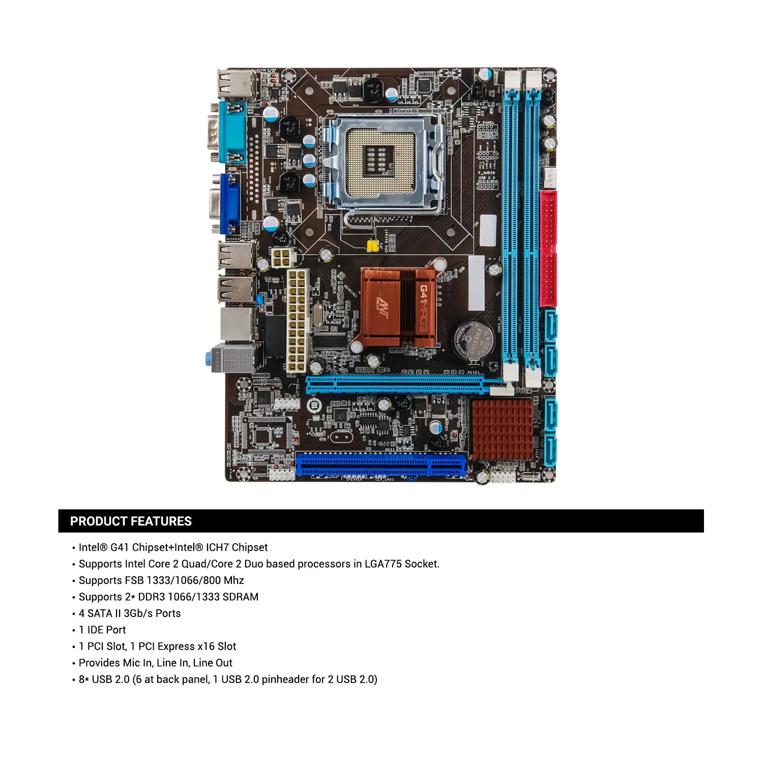 Ant Value G41MAD3 Motherboard - Image 3