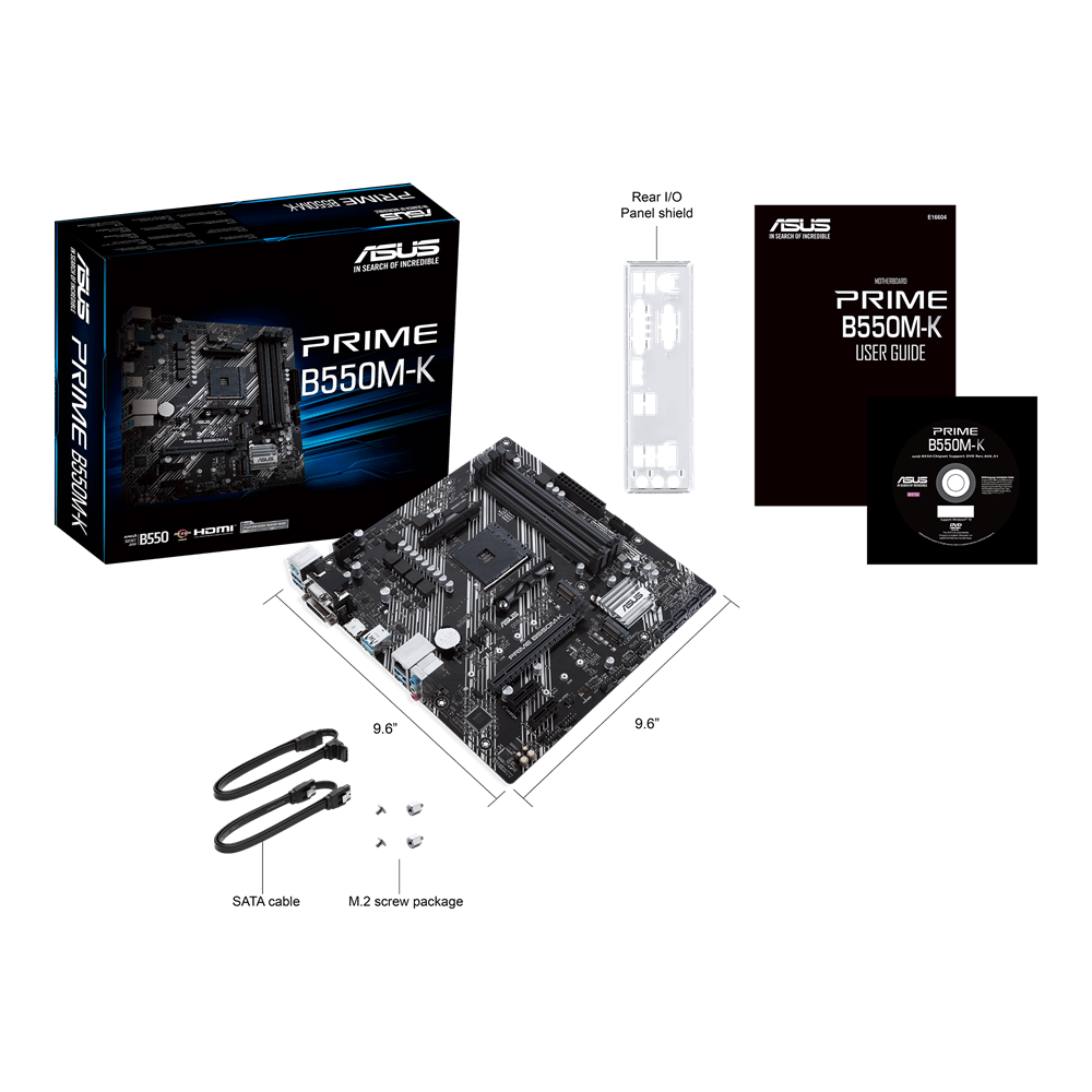 Asus Prime B550M-K Motherboard - Image 3