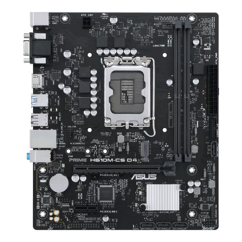 Asus Prime H610M-CS D4 Motherboard