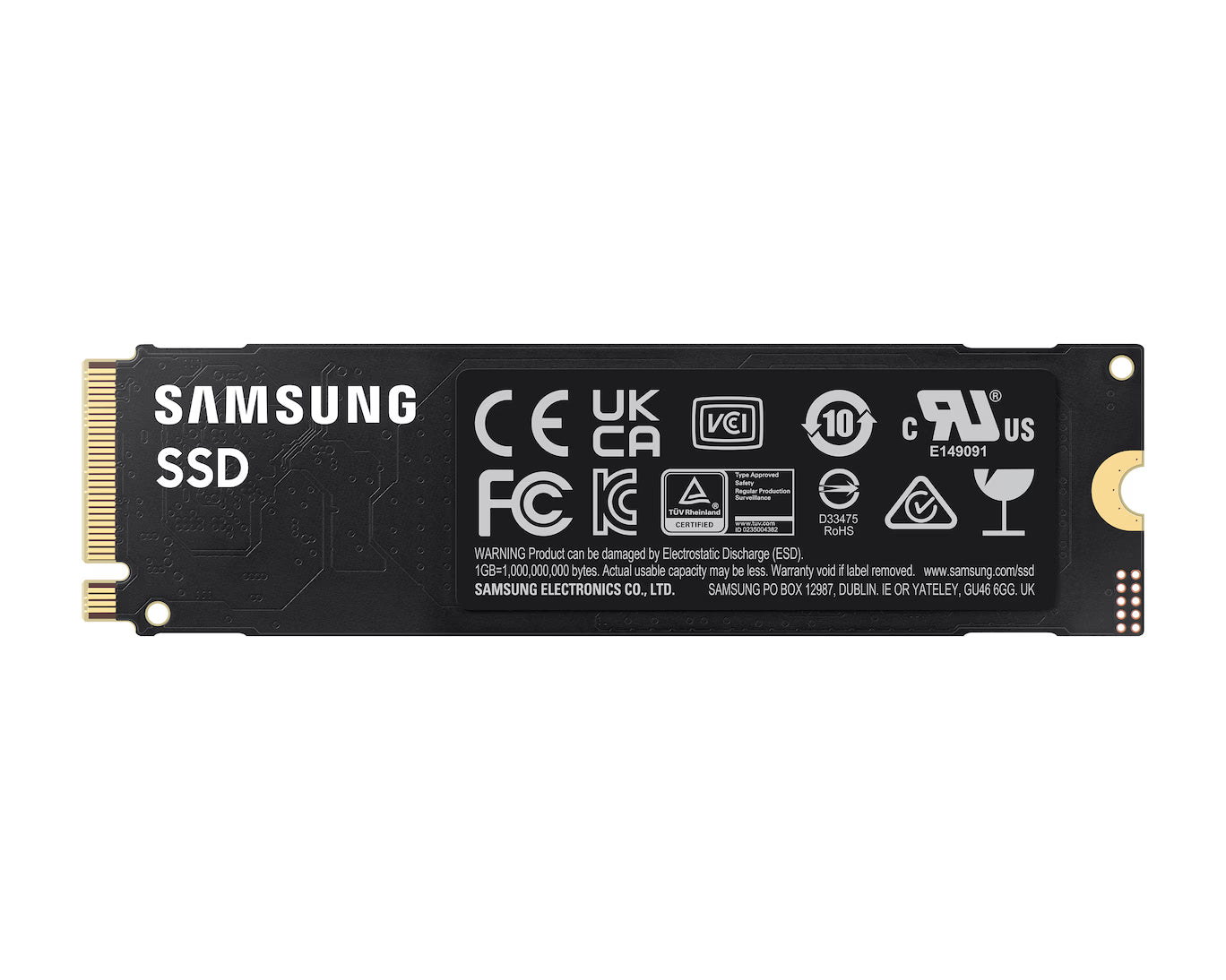 Samsung 990 PCIe 4.0 NVMe M.2 SSD 1TB — MZ-V9V1T0BW | Up to 7,150 MB/s Read