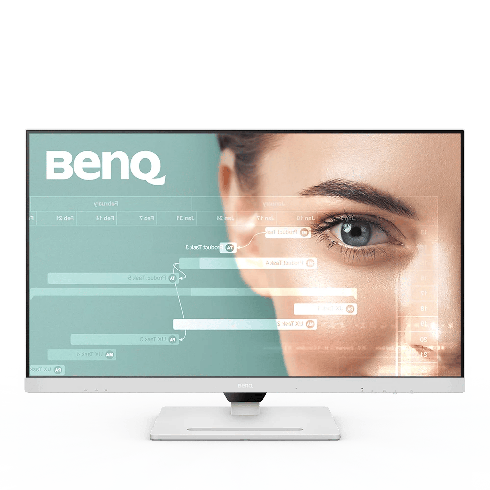 BenQ GW3290QT (31.5 2K QHD USB-C Ergonomic Eye-Care Monitor) (White) - Image 4