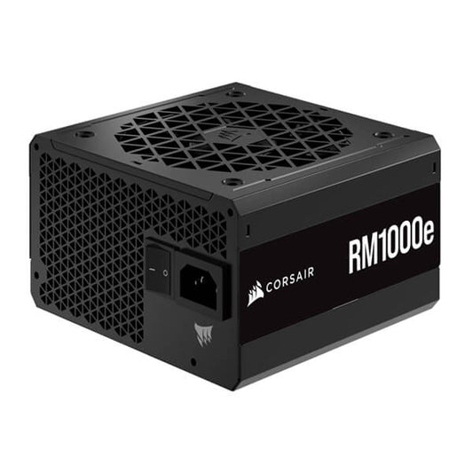 Corsair RMe Series RM1000e 1000W Fully Modular ATX 3.1 Power Supply — 80 Plus Gold | PCIe 5.1 | Zero RPM | Rifle Bearing Fan (CP-9020264-IN)