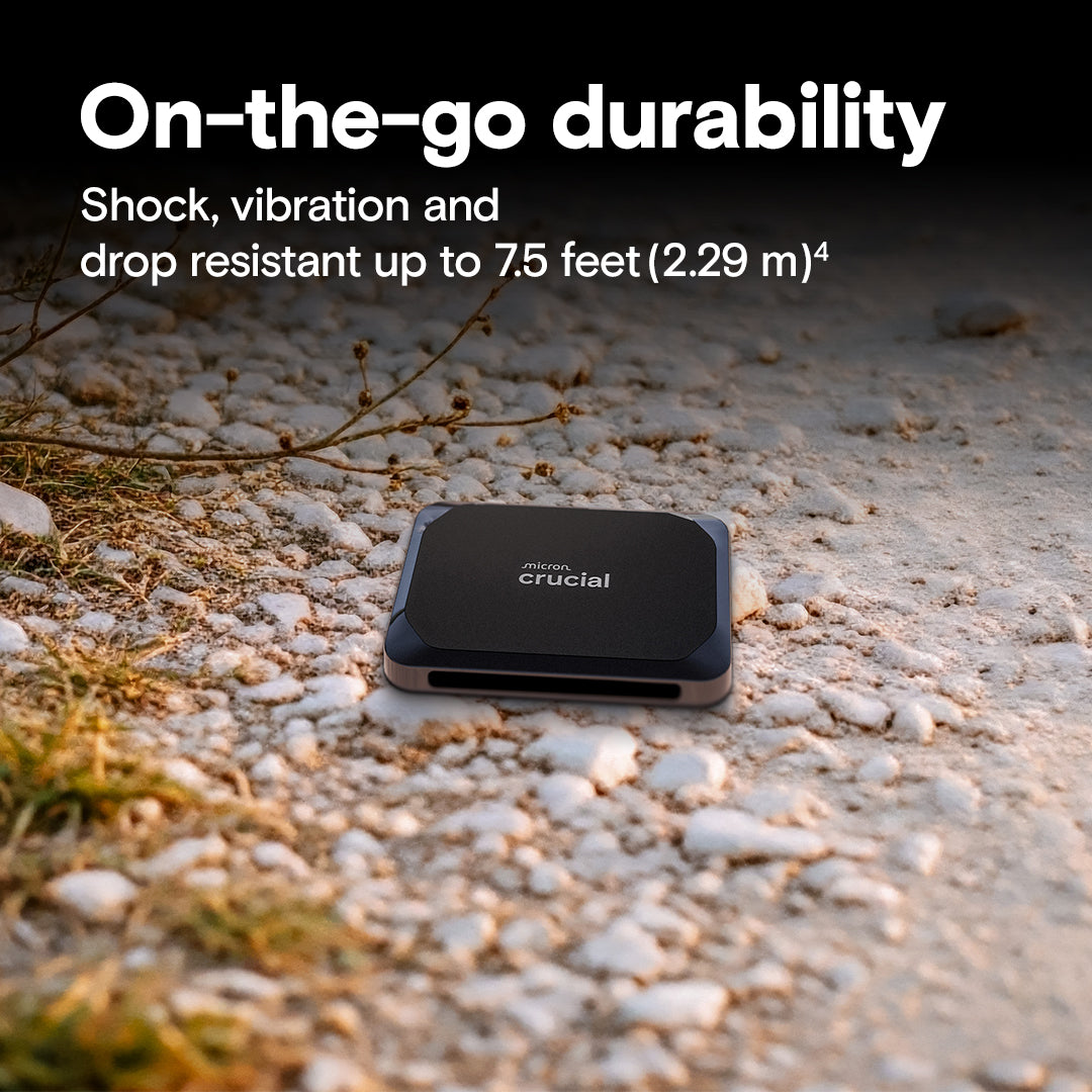 Crucial X9 Portable SSD (1Tb/2Tb/4Tb) (1050 MBPS)