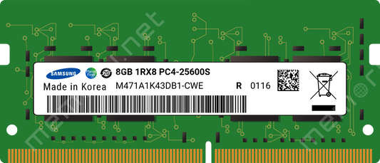 Samsung OEM Pulled DDR4 SO-DIMM Laptop RAM — 8GB / 16GB | 3200MHz | Recertified
