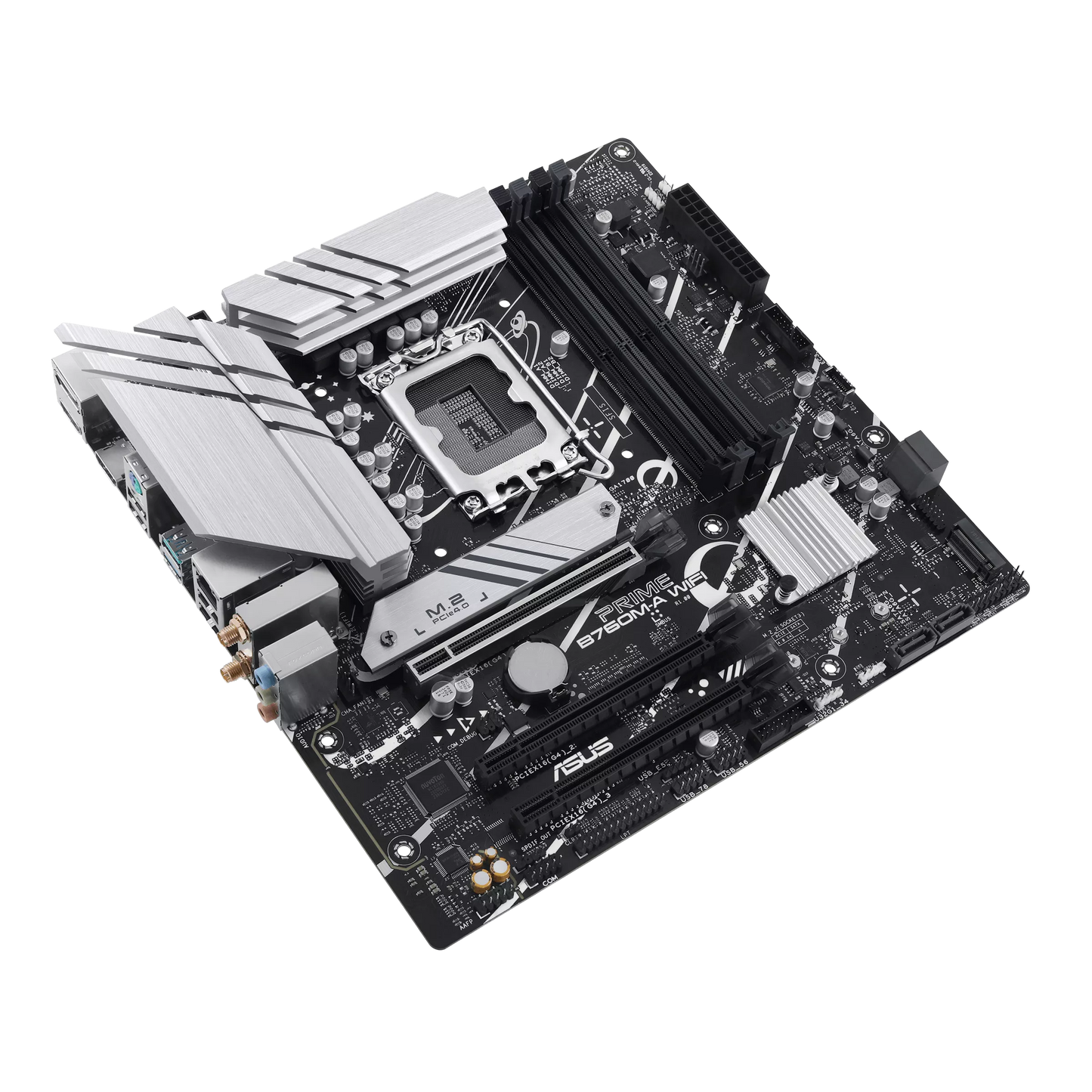 ASUS PRIME B760M-A WIFI Intel B760 Micro-ATX Motherboard — LGA1700 | DDR5 | Wi-Fi 6 | 2.5GbE | PCIe 4.0 | Aura Sync